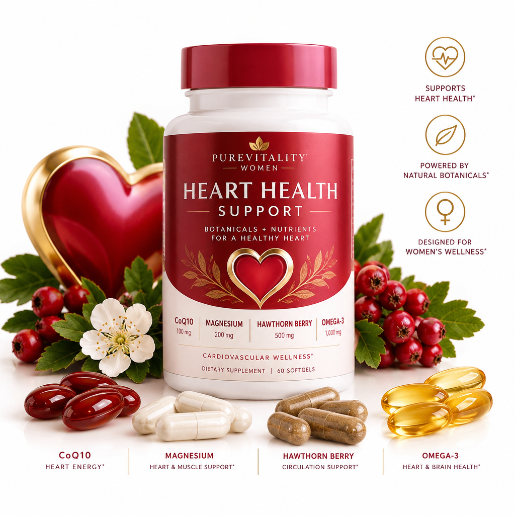 Women's Heart Health Support supplement bottle