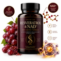 Resveratrol and NAD+ Anti-Aging Formula supplement bottle