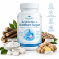 Acid Reflux and Heartburn Support supplement bottle